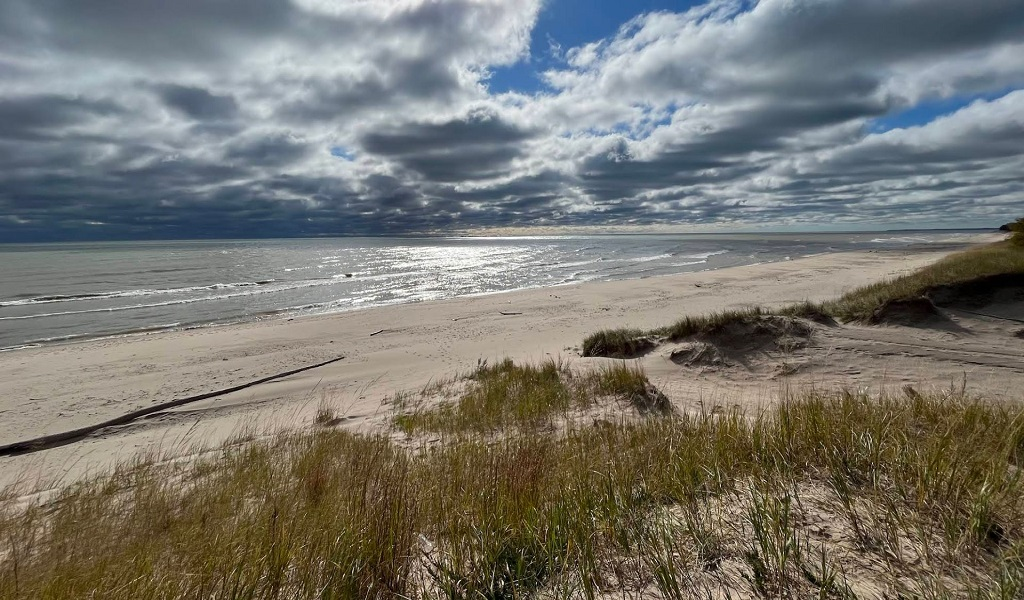 Kohler-Andrae State Park Lake Michigan Shoreline • Dunes and Lake Michigan shoreline at Kohler-Andrae State Park in Wisconsin