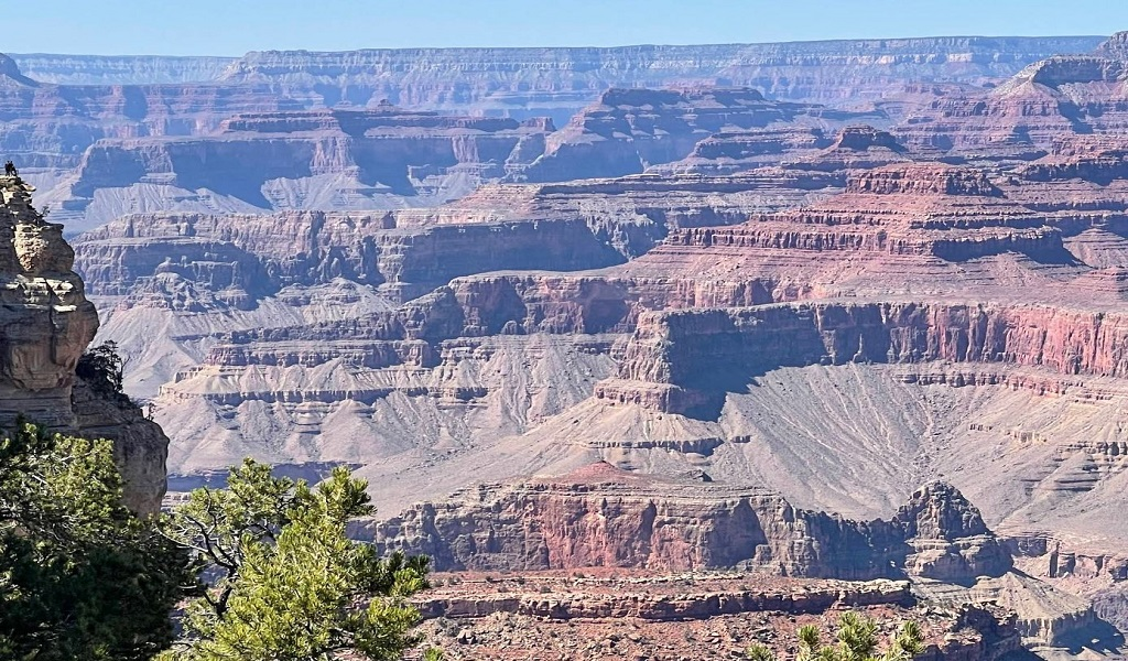Grand Canyon Scenic Overlook Panoramic view from the South Rim of Grand Canyon National Park
