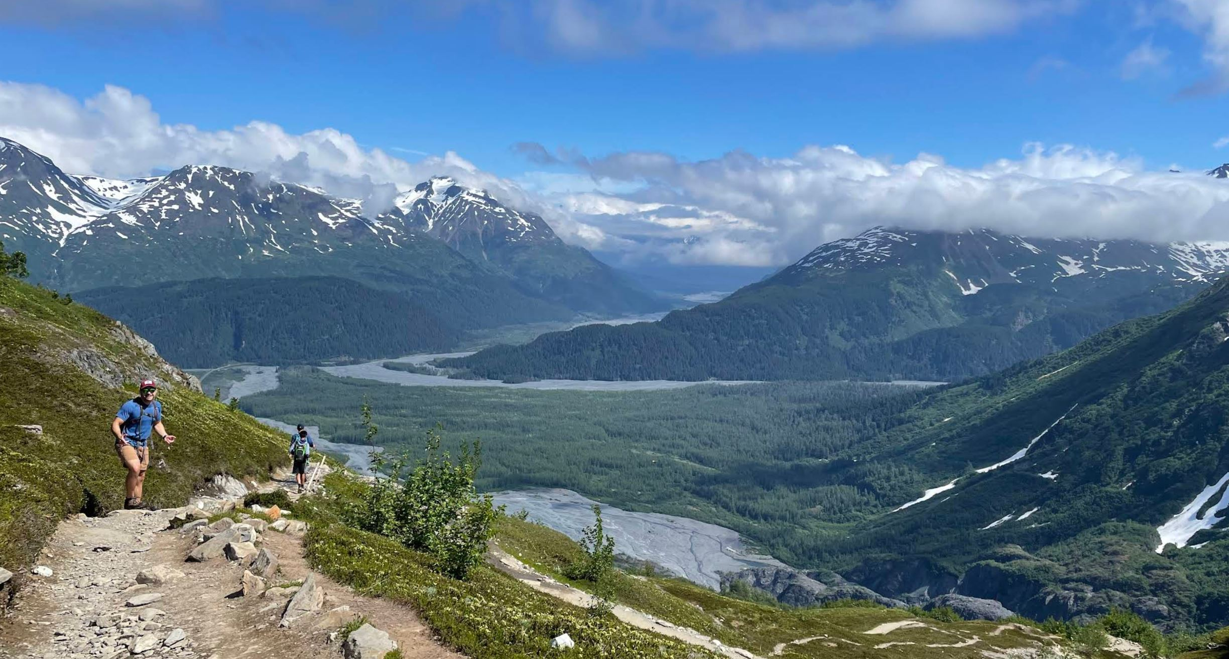 Accessible trail near Exit Glacier in Kenai Fjords National Park