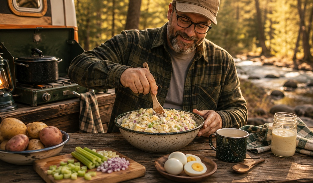 Creamy Camp Potato Salad 4 Creamy Camp Potato Salad