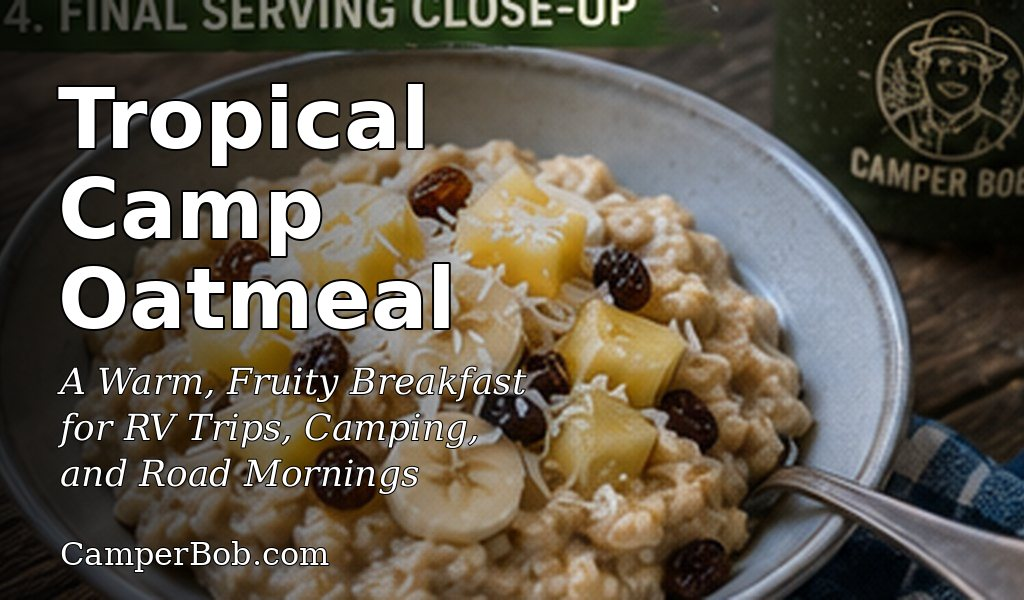 Outdoor Cooking Gear & Recipes 2 Tropical Camp Oatmeal