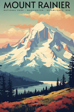 National Park Mount Ranier