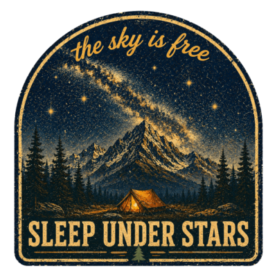 the sky is free SLEEP UNDER STARS 700x